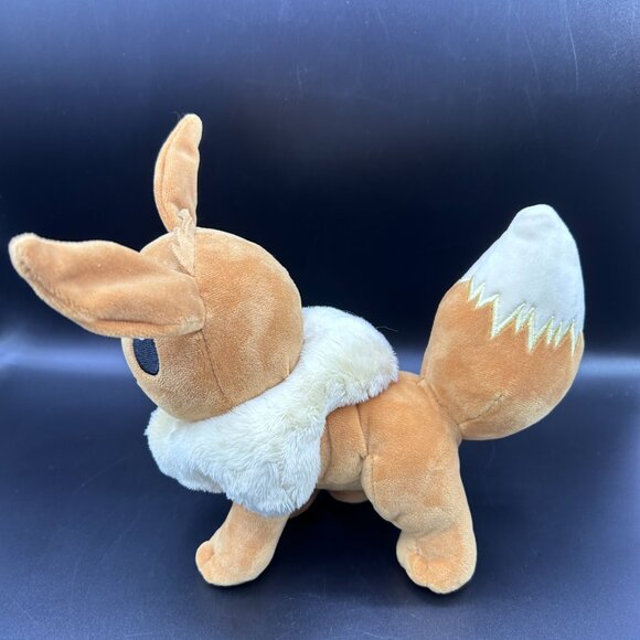 Pokémon Standing Smiling Eevee Plush Plushie Doll Stuffed Toy Official 2023 - Picture 2 of 11